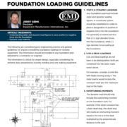 Foundation Loading Guidelines EMI 1